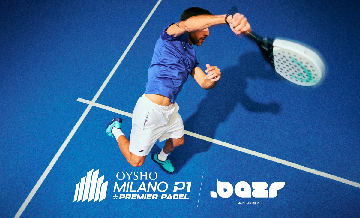 BAZR È MAIN PARTNER DI “OYSHO MILANO PREMIER PADEL P1”