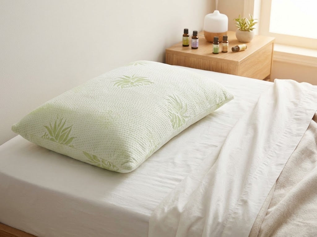 Cuscino in Memory foam Aloe vera
