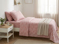 Completo letto 1 piazza cotone premium rosa