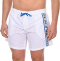 Short boardshort white&blue Bikkembergs
