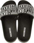Ciabatte a Fascia Uomo Bikkembergs Nero con Logo