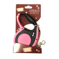 Guinzaglio retrattile per cani rosa