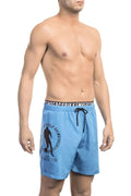 Medium boardshort light blue Bikkembergs