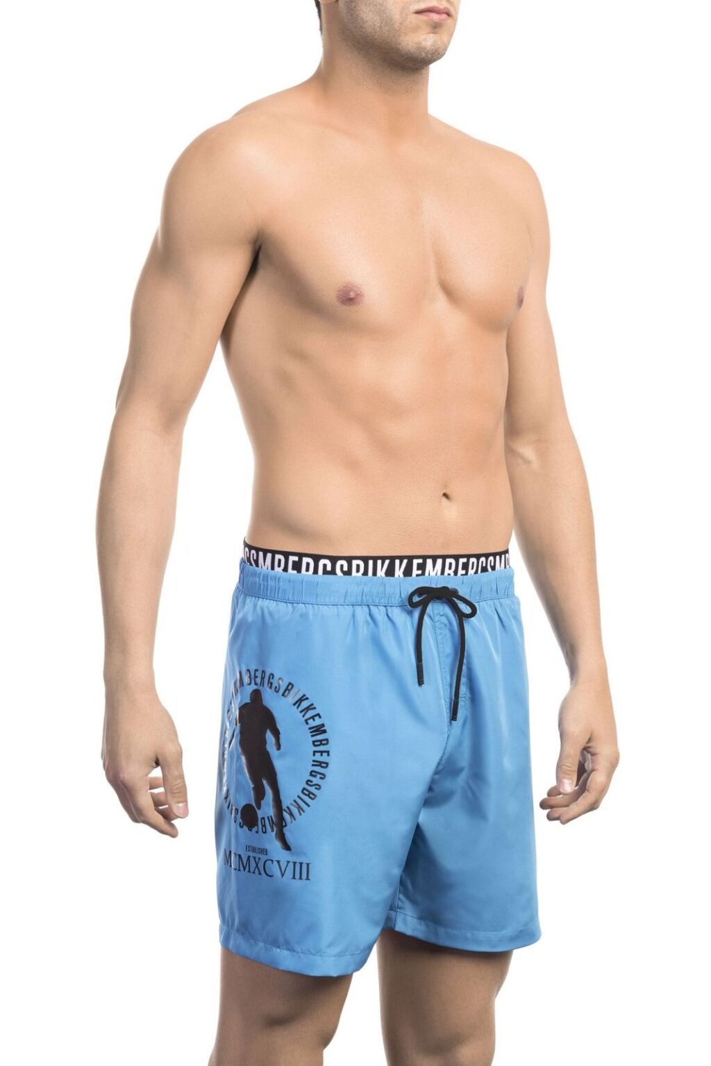 Medium boardshort light blue Bikkembergs