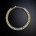 Chiara Ferragni Bossy Chain Collana Green Pave