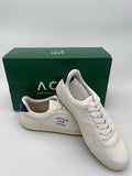 Sneakers Bianche e blu modello Evergreen "Anithing Can Be Changed"