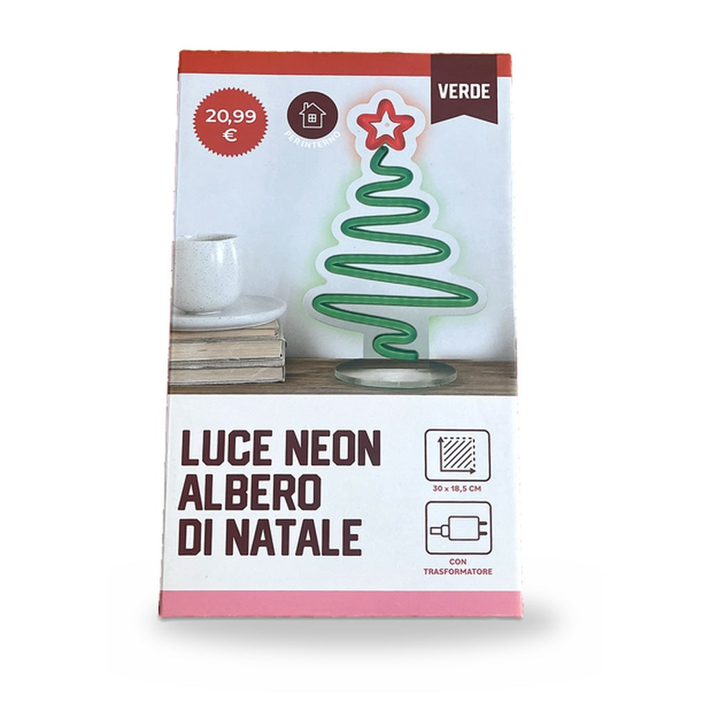 Luce neon albero di natale
