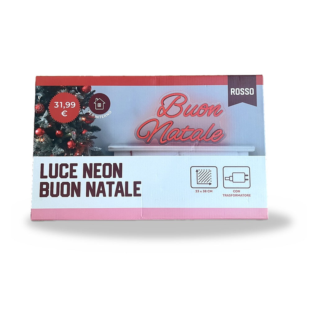 Luce neon buon natale