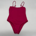 Costume intero dritto donna Fuxia