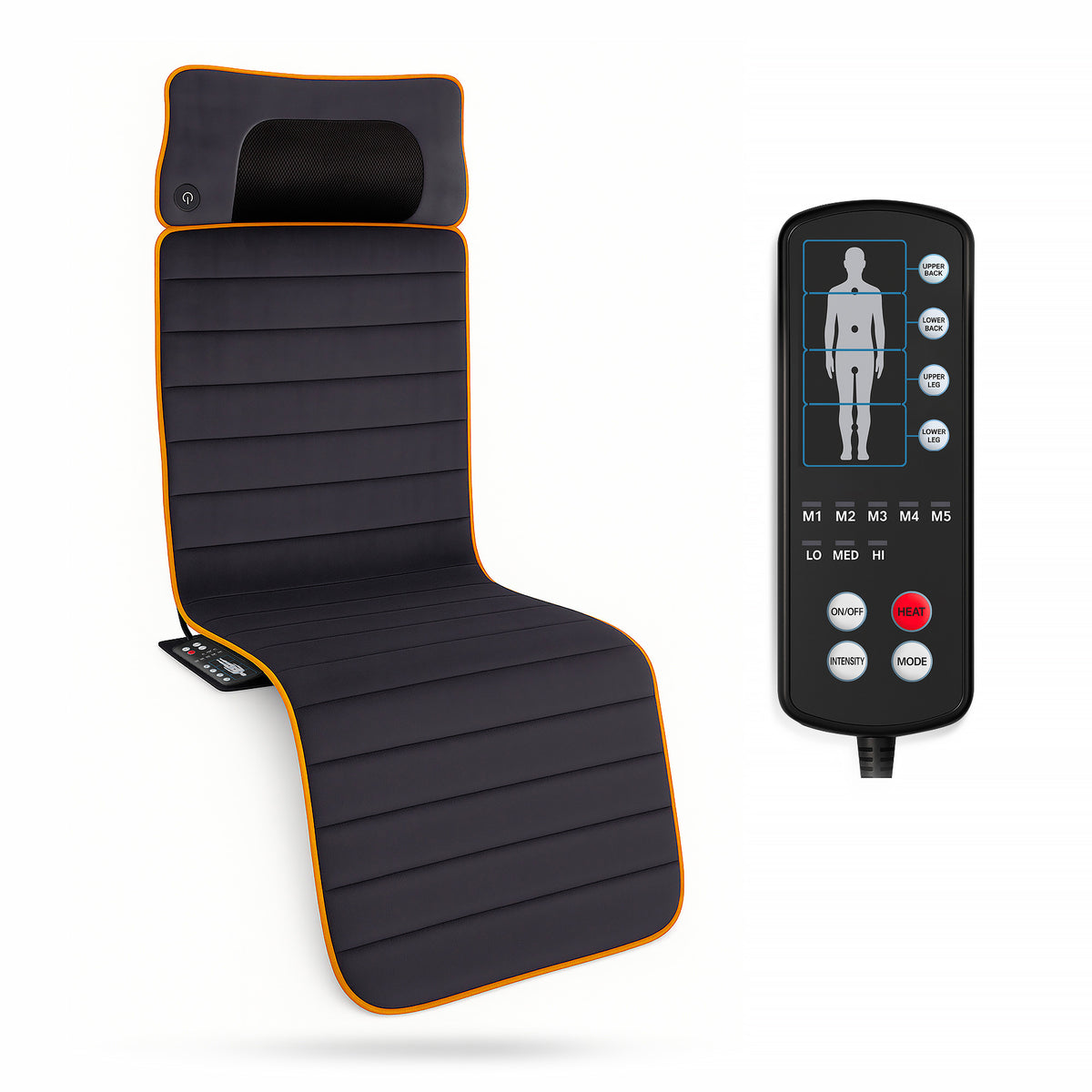Tappetino Shiatsu con Vibrazione e Funzione Riscaldante