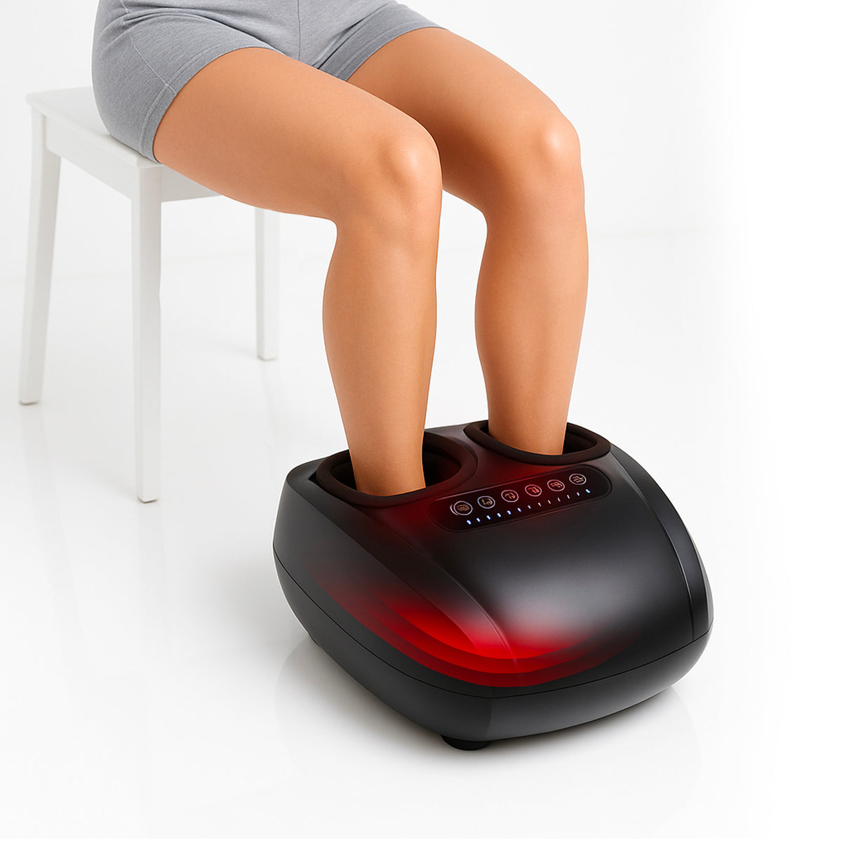 Massaggiatore per Piedi Shiatsu con Compressione e Funzione Riscaldante