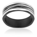 CLEOR Acciaio Anello Band Steel SS Misura 60