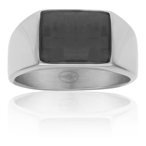 CLEOR Acciaio Anello Chevalier Steel Misura 66