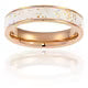 CLEOR Acciaio Anello Steel Rose Gold Smalto Misura 58