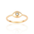 Anello donna IRMA IMPALA placcato in oro giallo e zirconi cubici bianchi