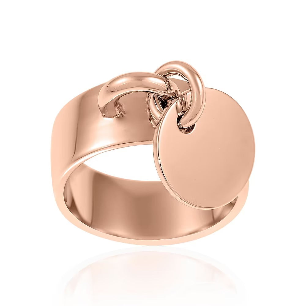 Anello Acciaio Rose Gold