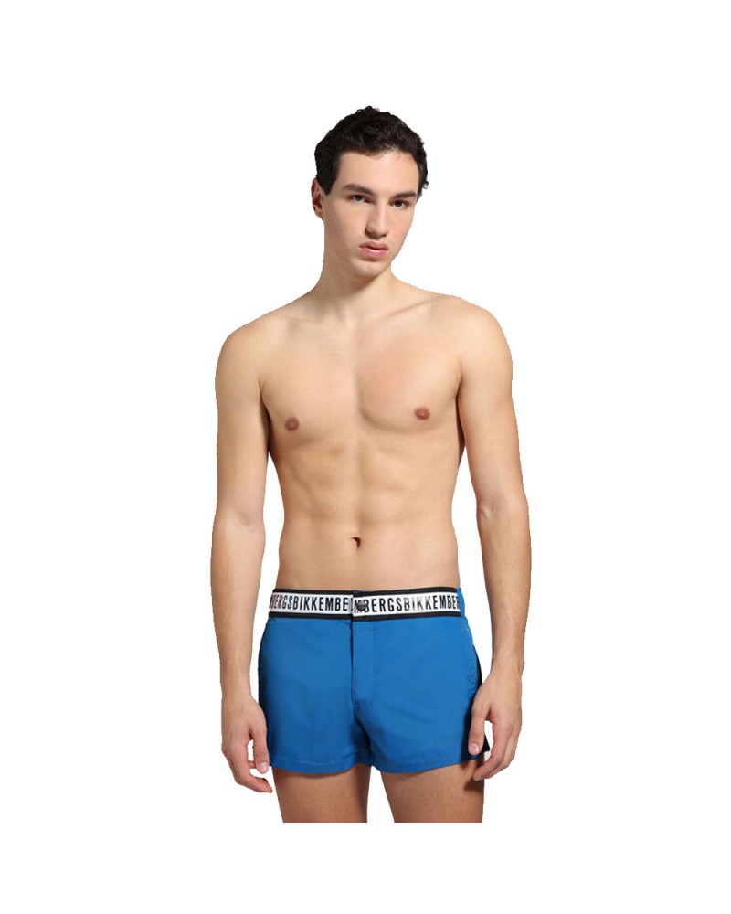 Extra short boardshort blue Bikkembergs