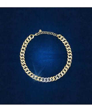 Chiara Ferragni Bossy Chain Collana Silver Pave
